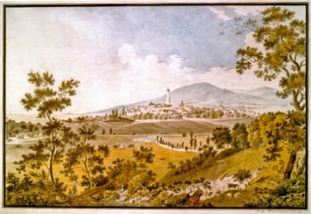 Blick auf das malerische Homburg