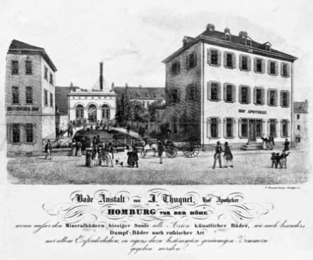 Bade-Anstalt und Hof-Apotheke