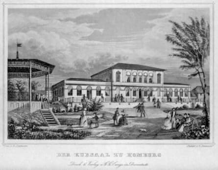Kurhaus, Gartenfront