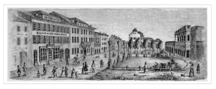 Louisenstraße mit dem Haus Schwarzschild