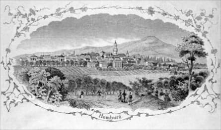 Stadtansicht von Homburg