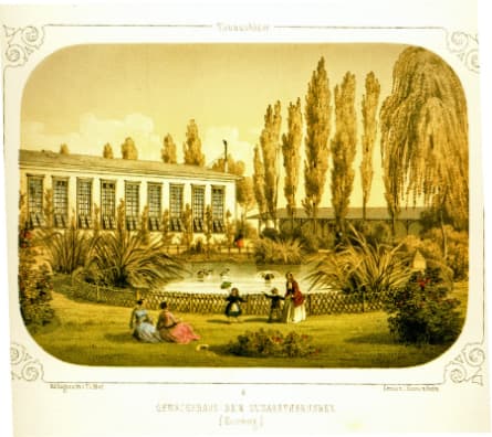 Gewächshaus am Elisabethenbrunnen