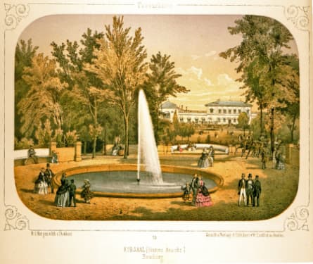 Kurhaus, Blick von der Fontäne