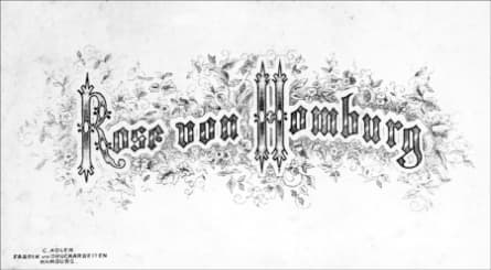 Umschlag zur Rose von Homburg