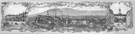 Gesamtansicht mit Kurhaus und Schloß